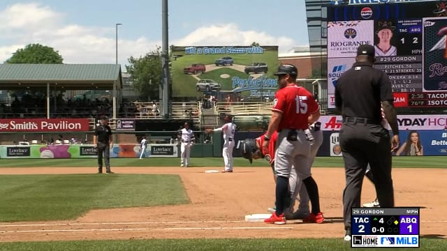 Tyler Locklear's four-hit game