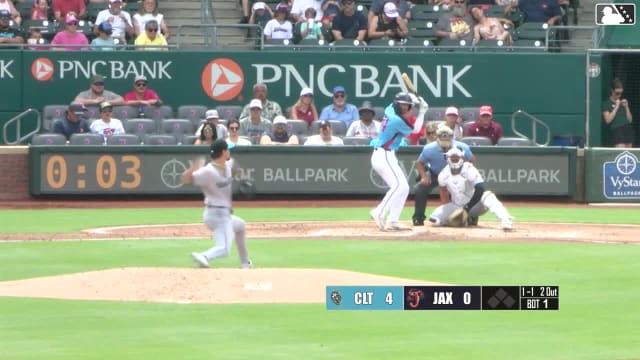 Joe Mack homers (3) on a fly ball to right center field.