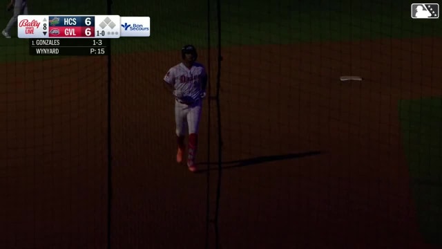 Justin Gonzales' solo home run