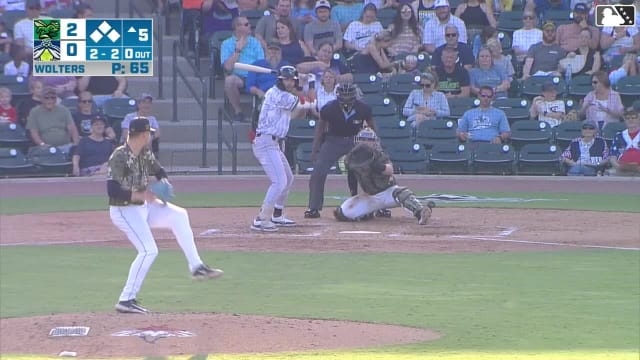 Blake Wolters' fourth and final strikeout of the game