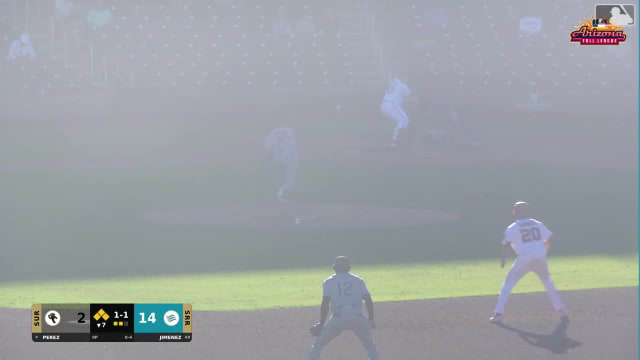 Angel Perez In play, run(s) to Enrique Jimenez