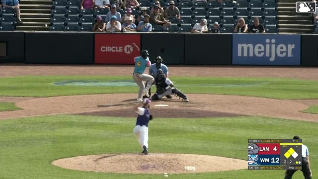 Breyson Guedez singles on a ground ball to right fielder Stephen Hrustich. Pedro Pineda scores. Daniel Bucciero scores.