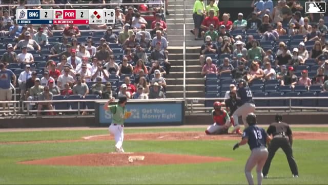 Jacob Reimer singles on a soft line drive to right fielder Tyler McDonough. Marco Vargas scores. Jefferson Rojas to 3rd.