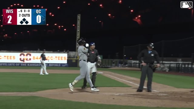 Josh Adamczewski's first homer for High-A