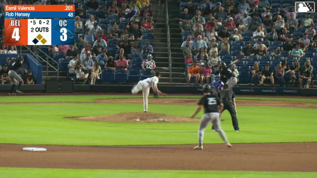 Esmil Valencia singles on a ground ball to right fielder Erick Torres. Max Williams scores. Carter Johnson to 3rd.