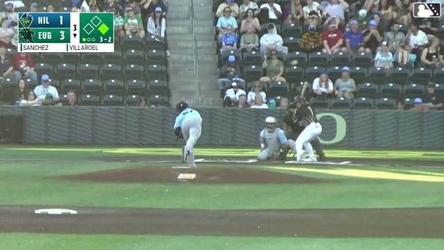 Jancel Villarroel homers (4) on a fly ball to center field. Gavin Kilen scores.