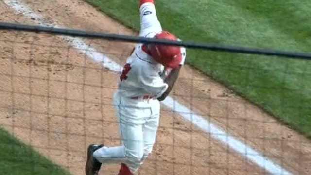 Robert Calaz's solo home run