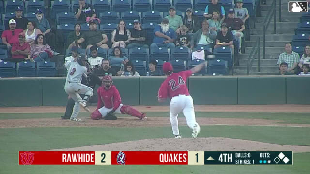 Kayson Cunningham singles on a line drive to right fielder Lucas Ramirez. Pedro Catuy scores. JD Dix to 3rd.