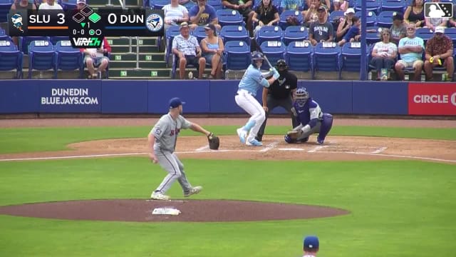 JoJo Parker homers (10) on a fly ball to right center field. Blaine Bullard scores.