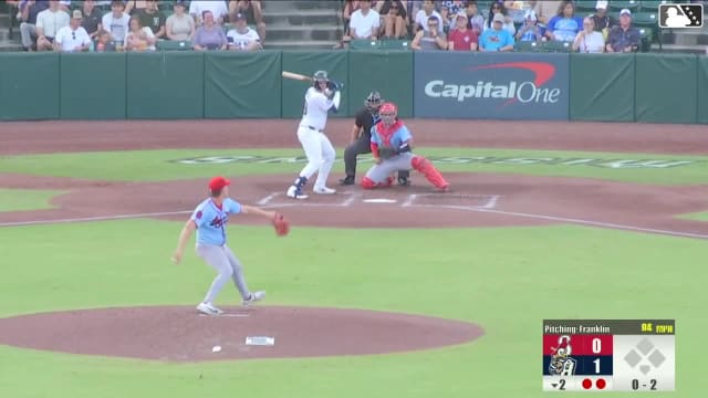 Brendan Durfee strikes out swinging.