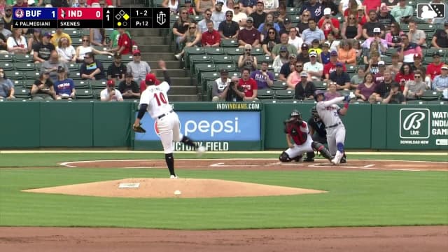 Paul Skenes' first strikeout of the game