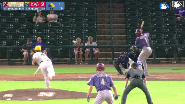 Sebastian Walcott singles on a ground ball to third baseman Colton Becker. Luke Hanson scores. Marcus Lee Sang to 3rd. Throwing error by third baseman Colton Becker.