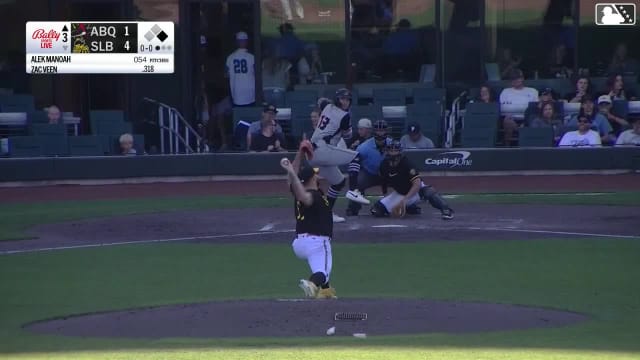 Zac Veen homers (8) on a fly ball to right field. Drew Avans scores.