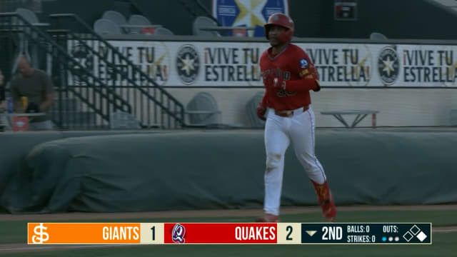 Marlon Quintero's two-run homer