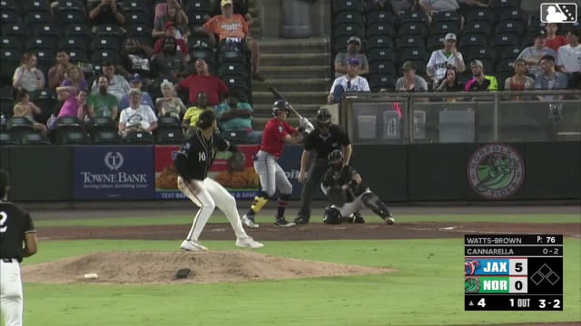 Cam Cannarella homers (2) on a line drive to left center field.