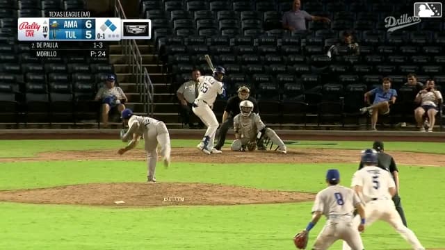 Josue De Paula homers (23) on a fly ball to right center field. Kole Myers scores. Taylor Young scores.