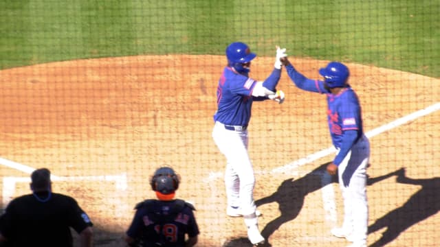 Ryan Clifford crushes a two-run home run to right