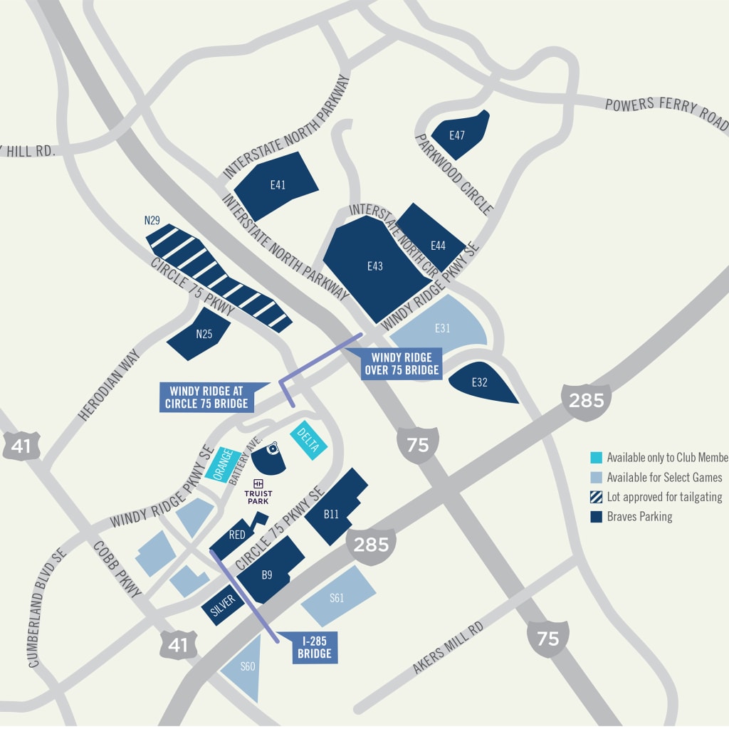 Where to Park at Truist Park | Atlanta Braves