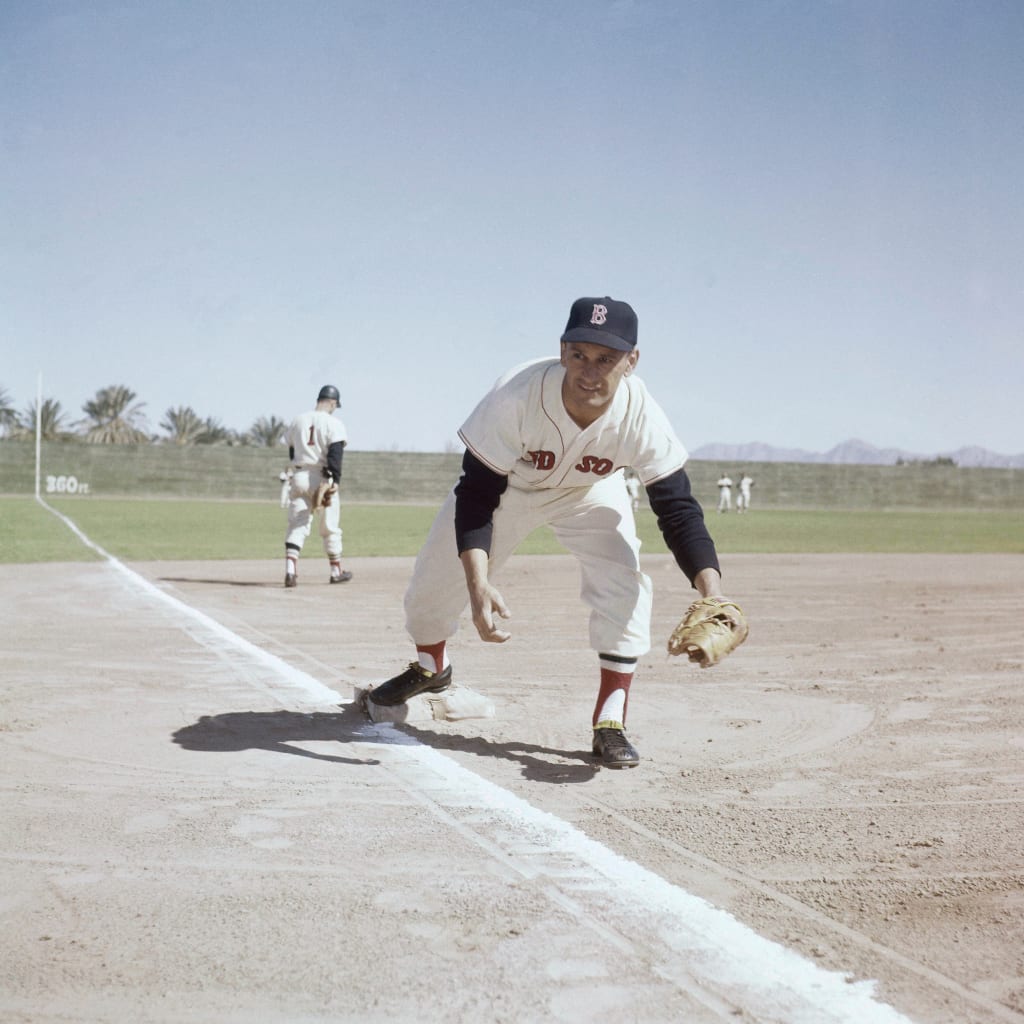 Frank Malzone poses for a photo during Spring Training 1959. (AP)