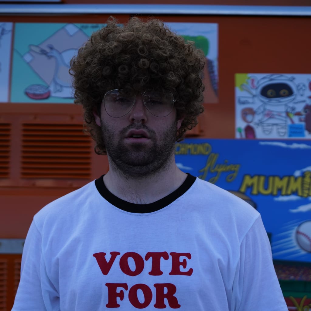 A fan nails the Napoleon Dynamite look.