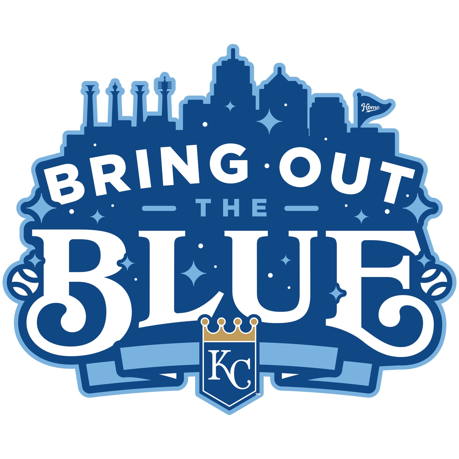 Kansas City Royals 6'' x 6'' Team Logo Block