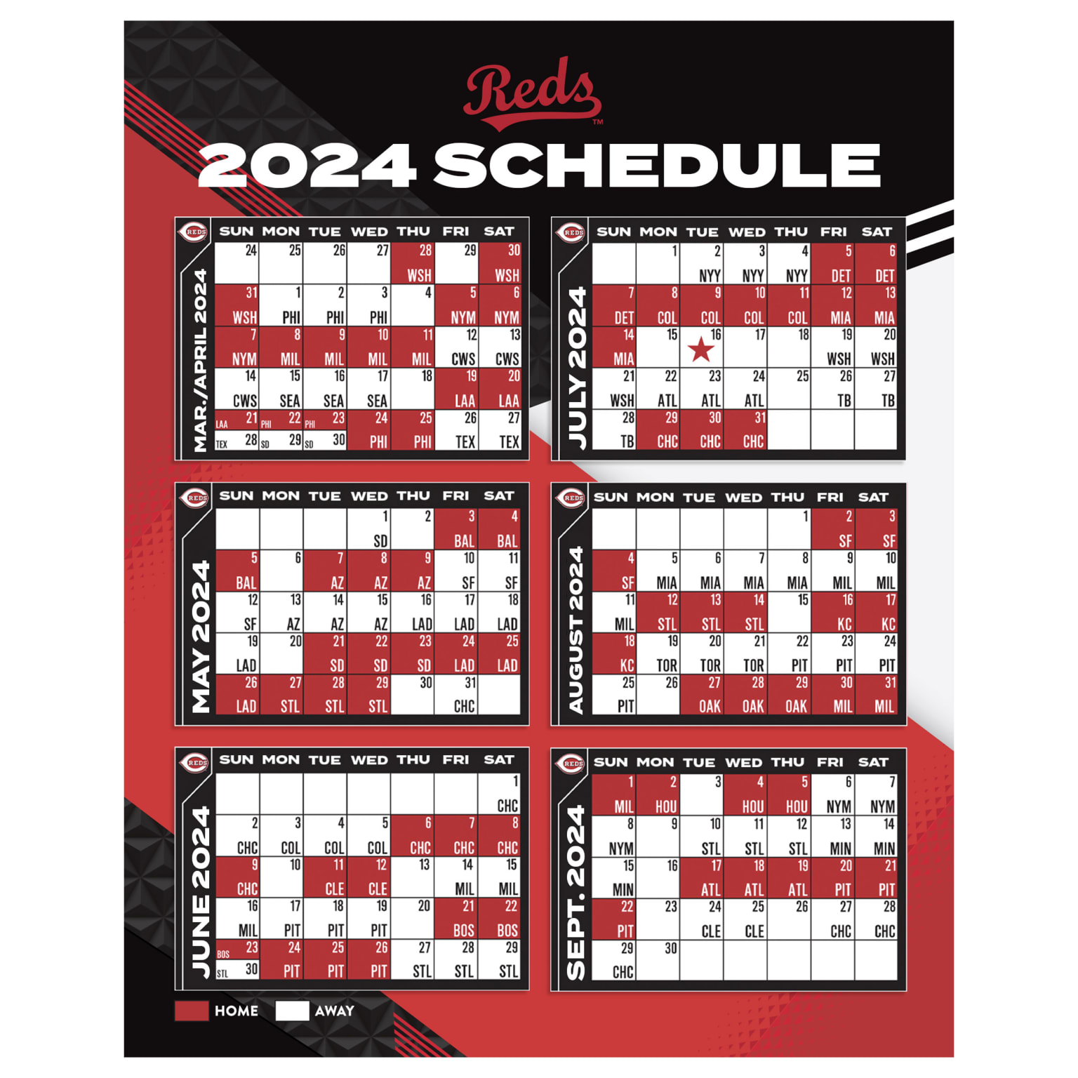 Cincinnati Reds Schedule