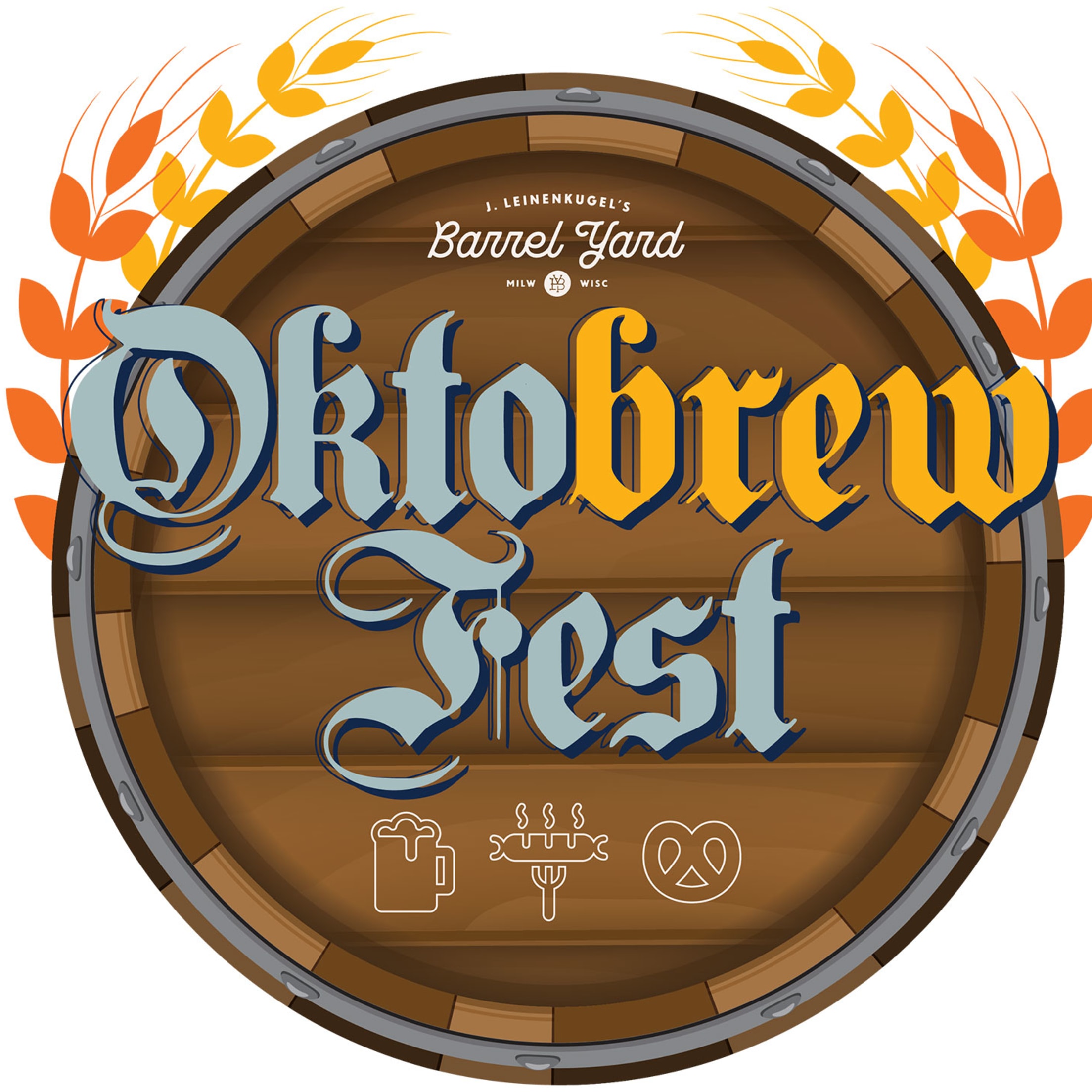 Oktobrewfest at J. Leinenkugel's Barrel Yard Milwaukee Brewers