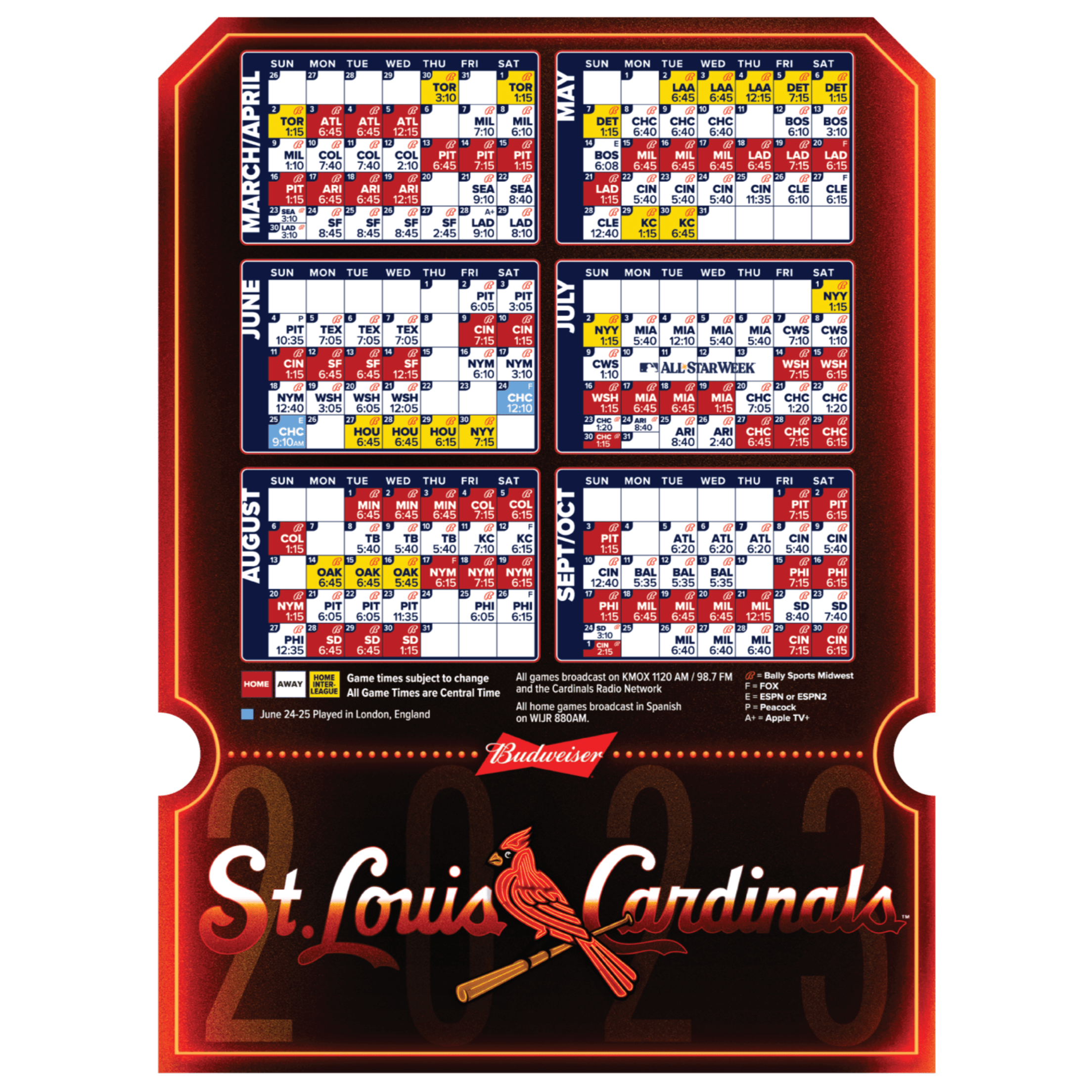 Printable 2022-2023 Arizona Cardinals Schedule