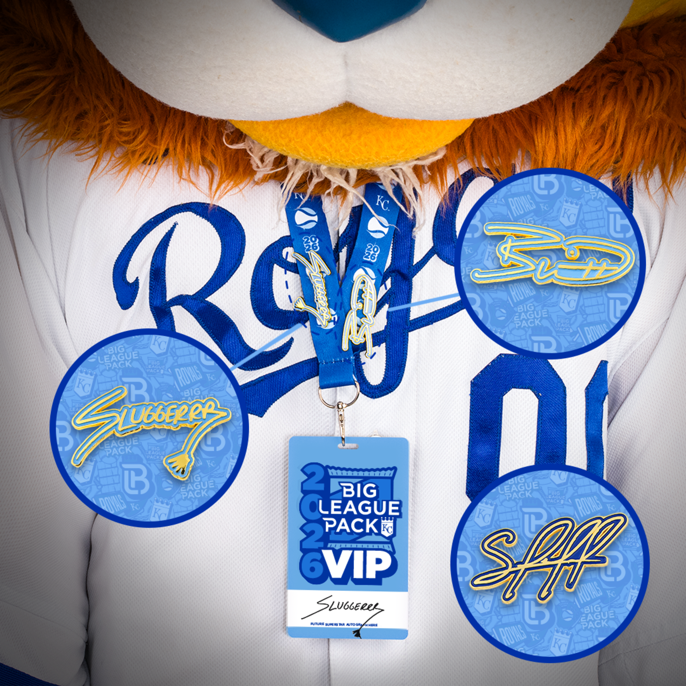 Puyol様 F.C.R.B. MLB TOUR BIG TEAM LOGO Big League Pack | Kansas City Royals