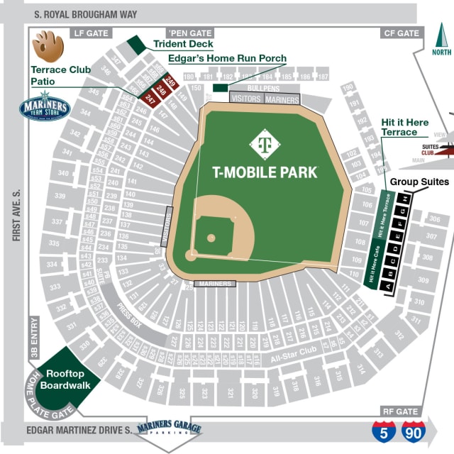 Hospitality Areas | Seattle Mariners