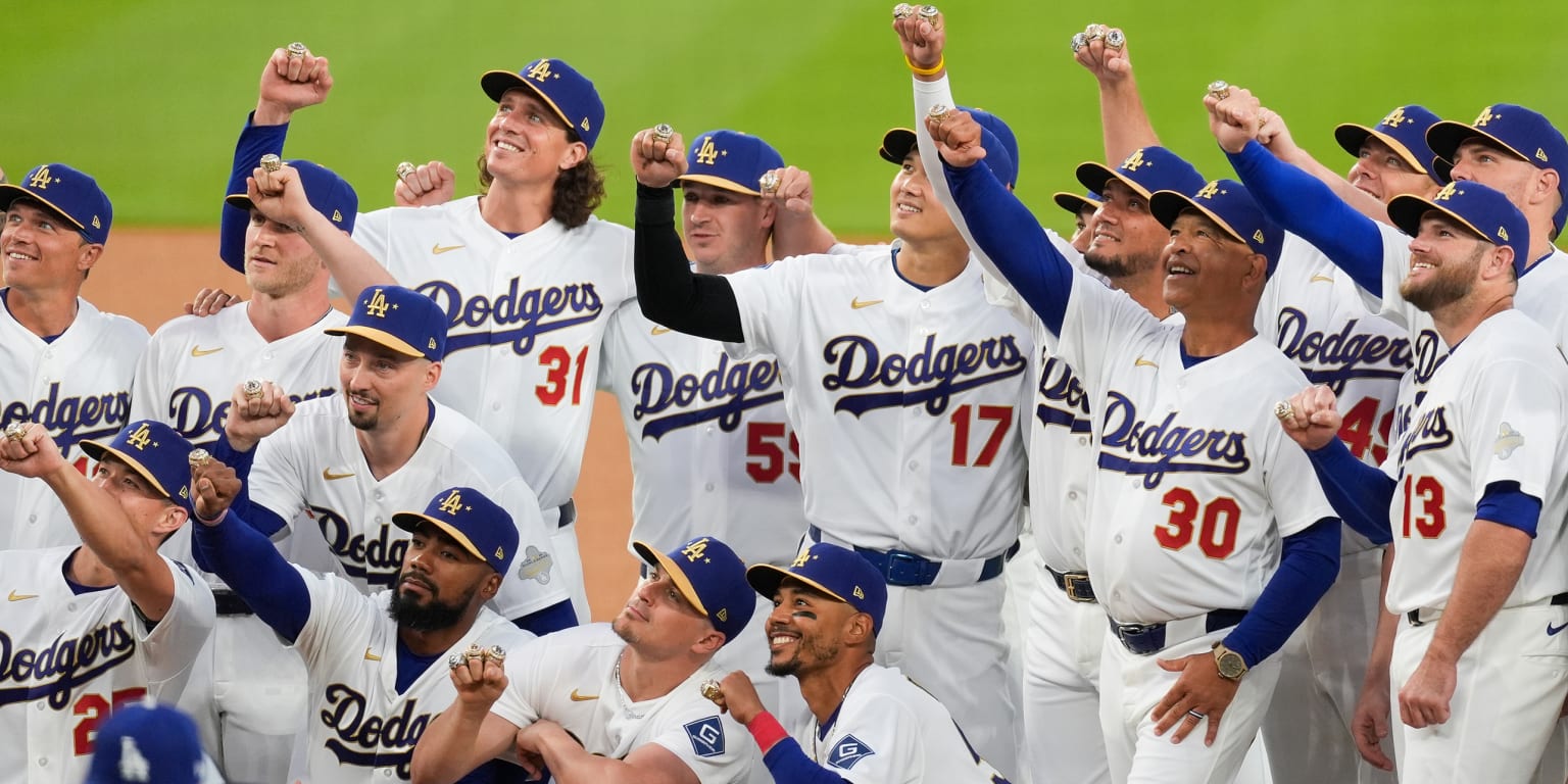 A dynasty gets its shine: Dodgers' World Series rings include Game 7 dirt