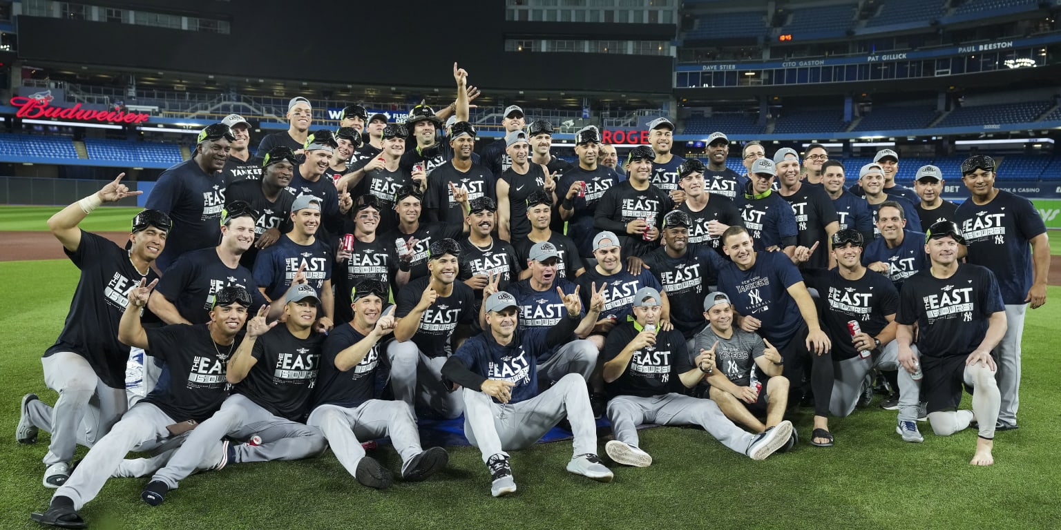 MLB 2022 American League East Division Champions New York Yankees