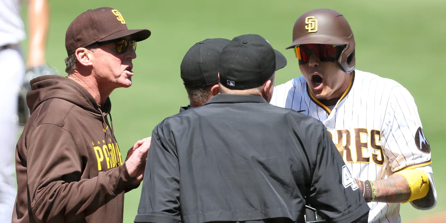 San Diego Padres slugger Manny Machado becomes first MLB player to be  ejected for arguing violation of new pitch timer