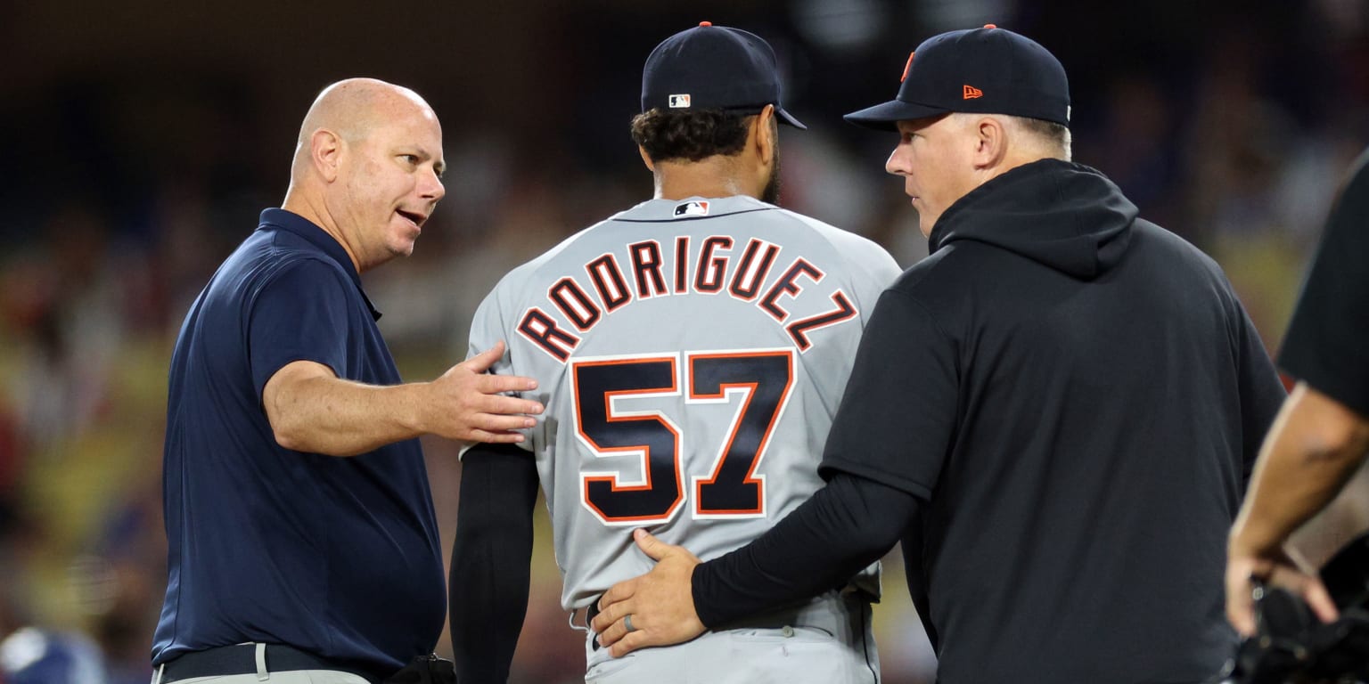 Eduardo Rodriguez exits with scapular injury vs. Dodgers