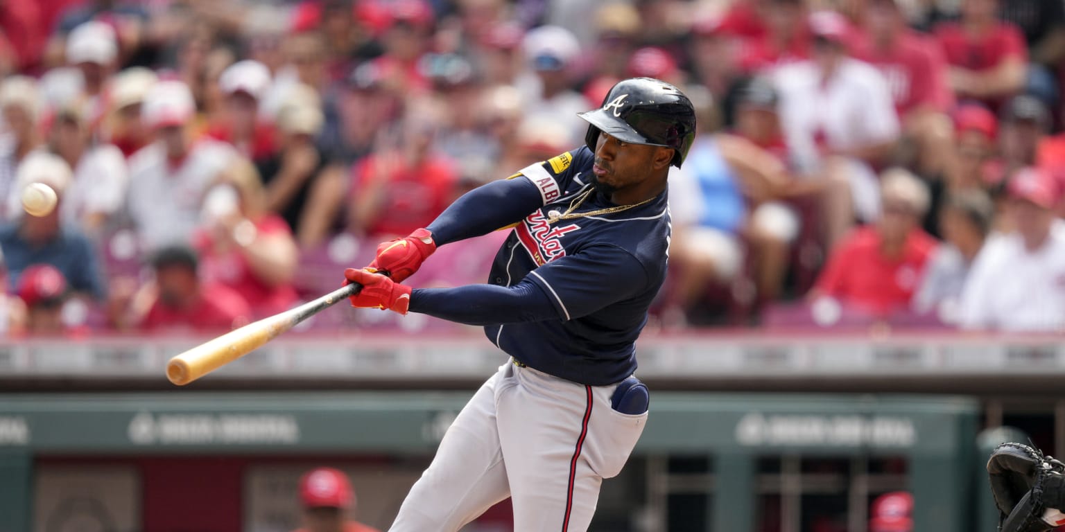 The Braves ended the Reds’ 12-game hitting streak with home runs