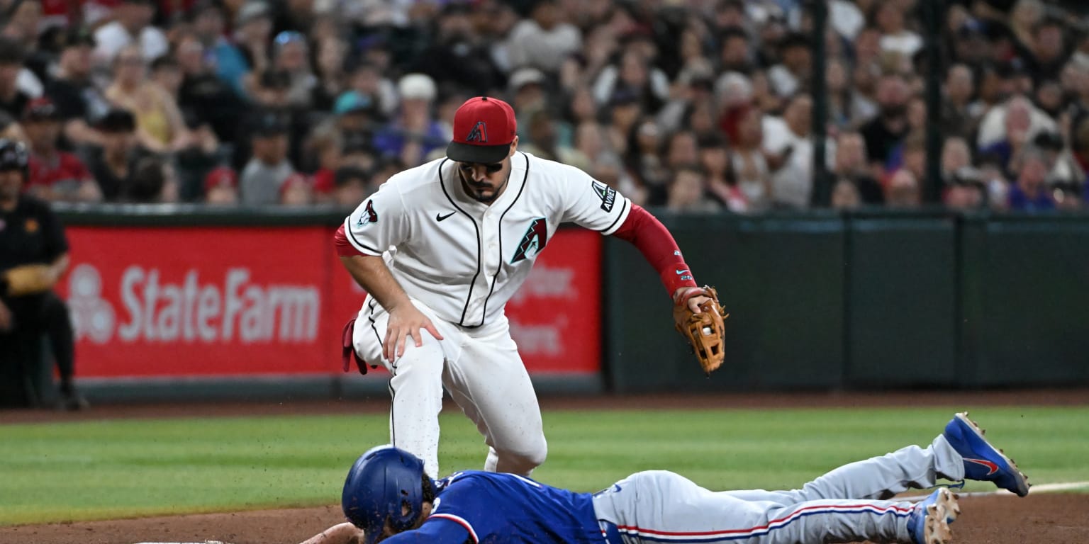 Defensive miscues prove costly for D-backs as 9th inning rally falls short vs. Rangers