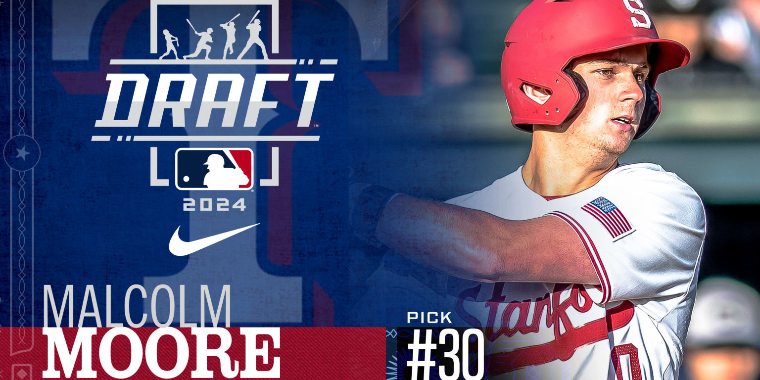 Malcolm Moore selected by Rangers at No. 30 in 2024 MLB Draft