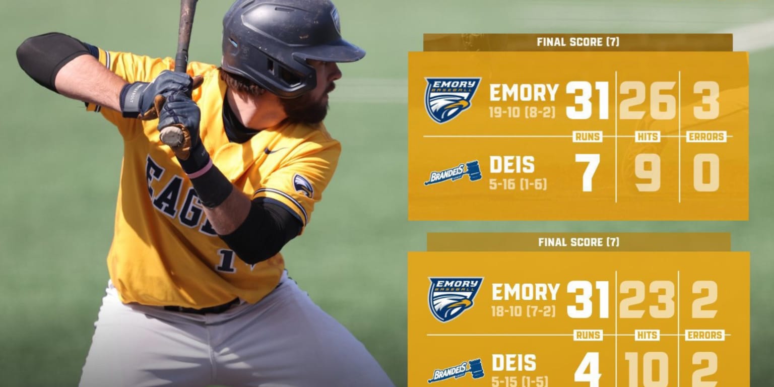 This baseball staff scored 31 runs TWICE … in 1 day!