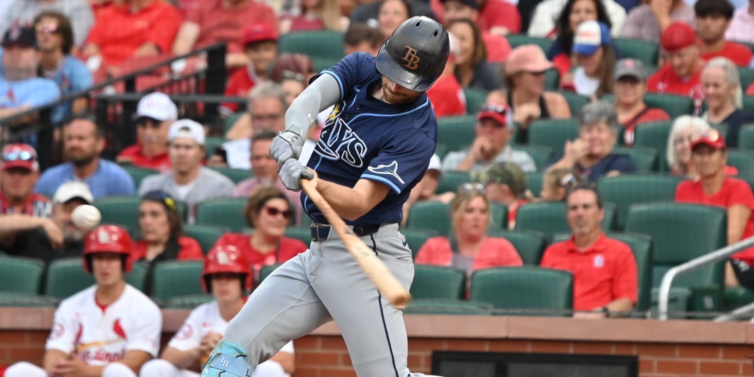 Rays' offense struggles in series opener against Cardinals