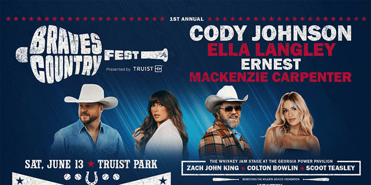 Lineup set for inaugural Braves Country Fest; tickets on sale Fri.
