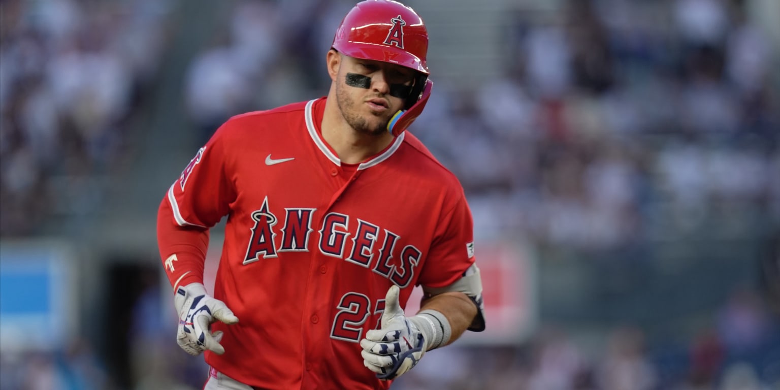 A day after showdown with Judge, Trout hits first of Angels' 3 straight HRs
