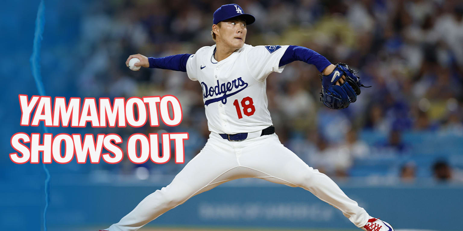 山本由伸の無失点投球、大谷翔平の二塁打でドジャースが先勝