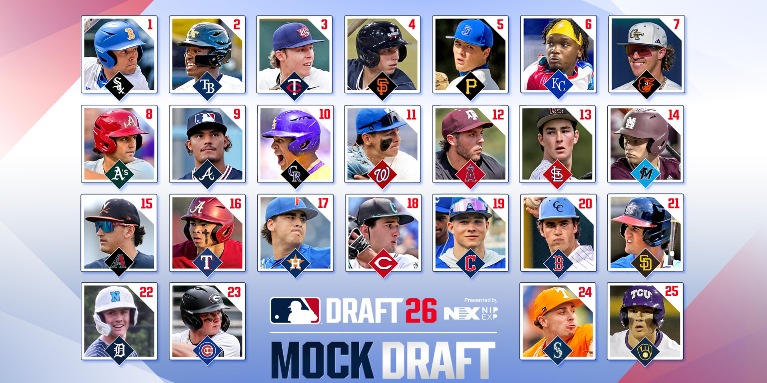 MLB Pipeline experts tag-team the latest mock draft, featuring fresh Combine intel
