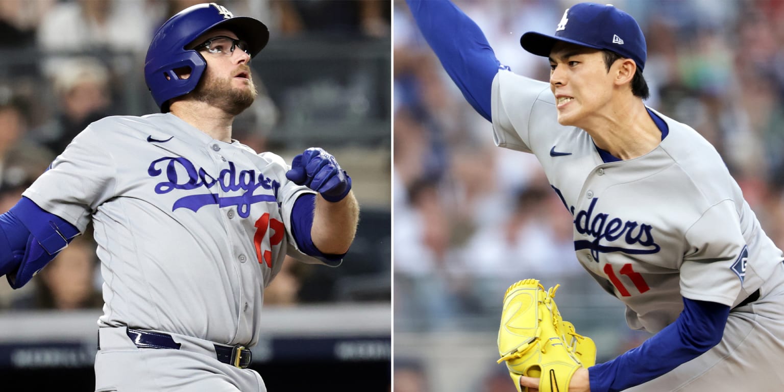 Sasaki, Muncy get Dodgers back on feet in Bronx to begin half