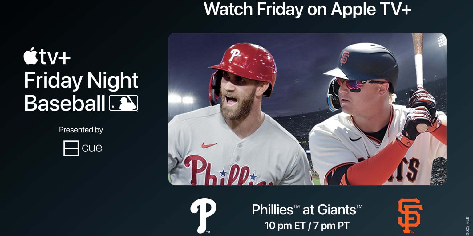 How to watch Phillies-Giants on Apple TV, September 2, 2022