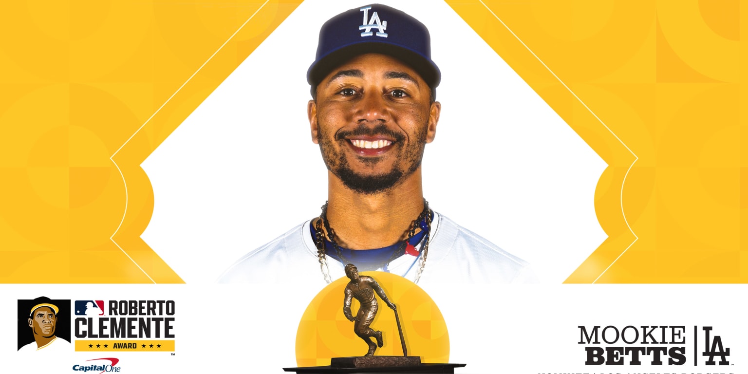 Mookie Betts named Roberto Clemente Award nominee for Dodgers