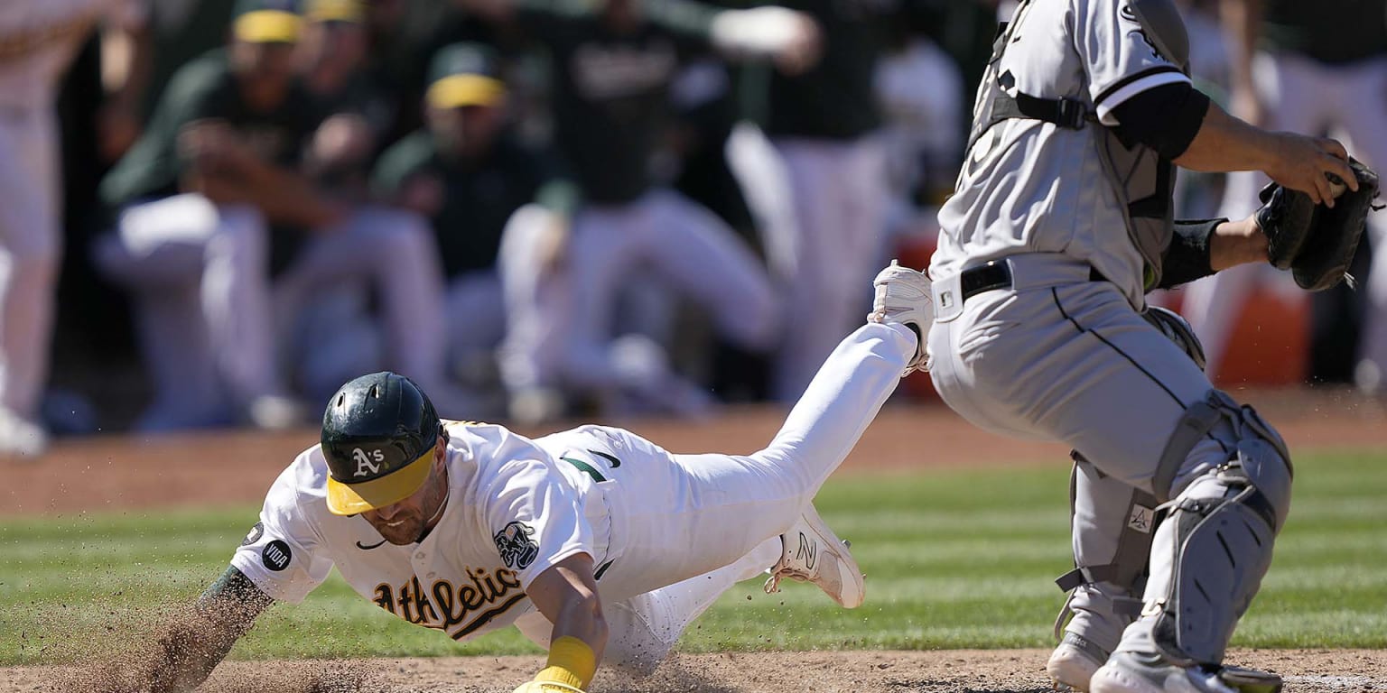 A’s stroll it off after Muller lights up radar gun