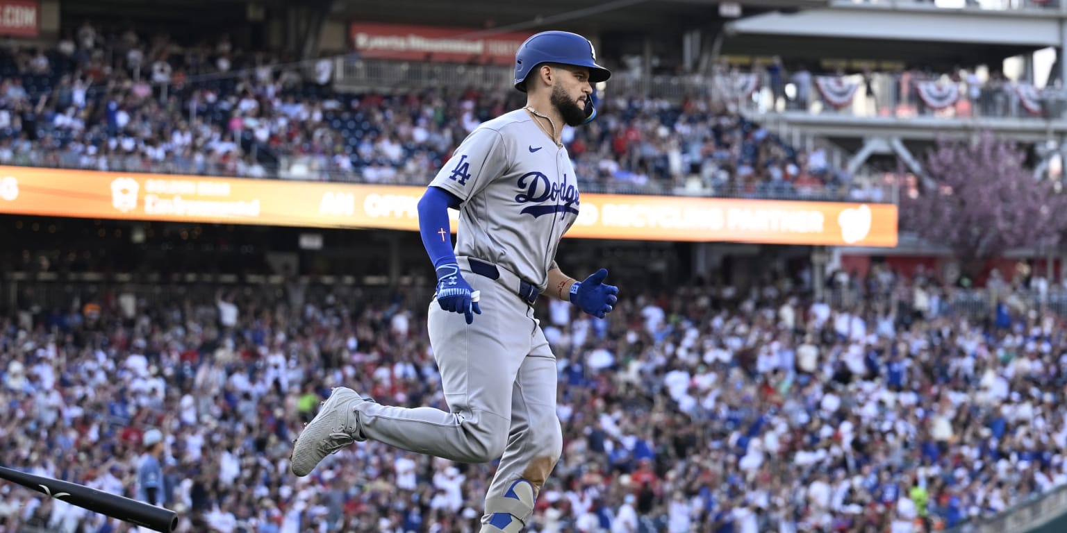 This Dodger has more hits than whiffs, and he's homered on back-to-back days