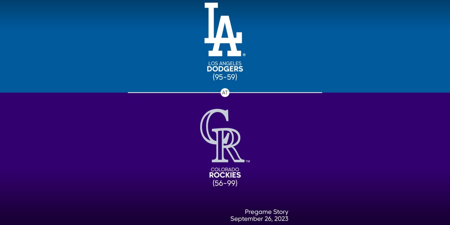 Rockies vs. Dodgers Probable Starting Pitching - September 26