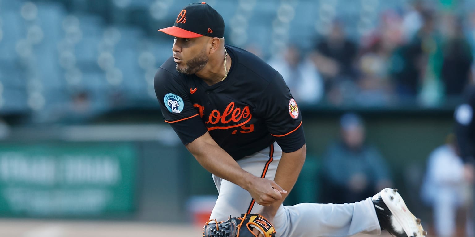 Albert Suárez strikes out 6 in 6-plus innings vs. A's